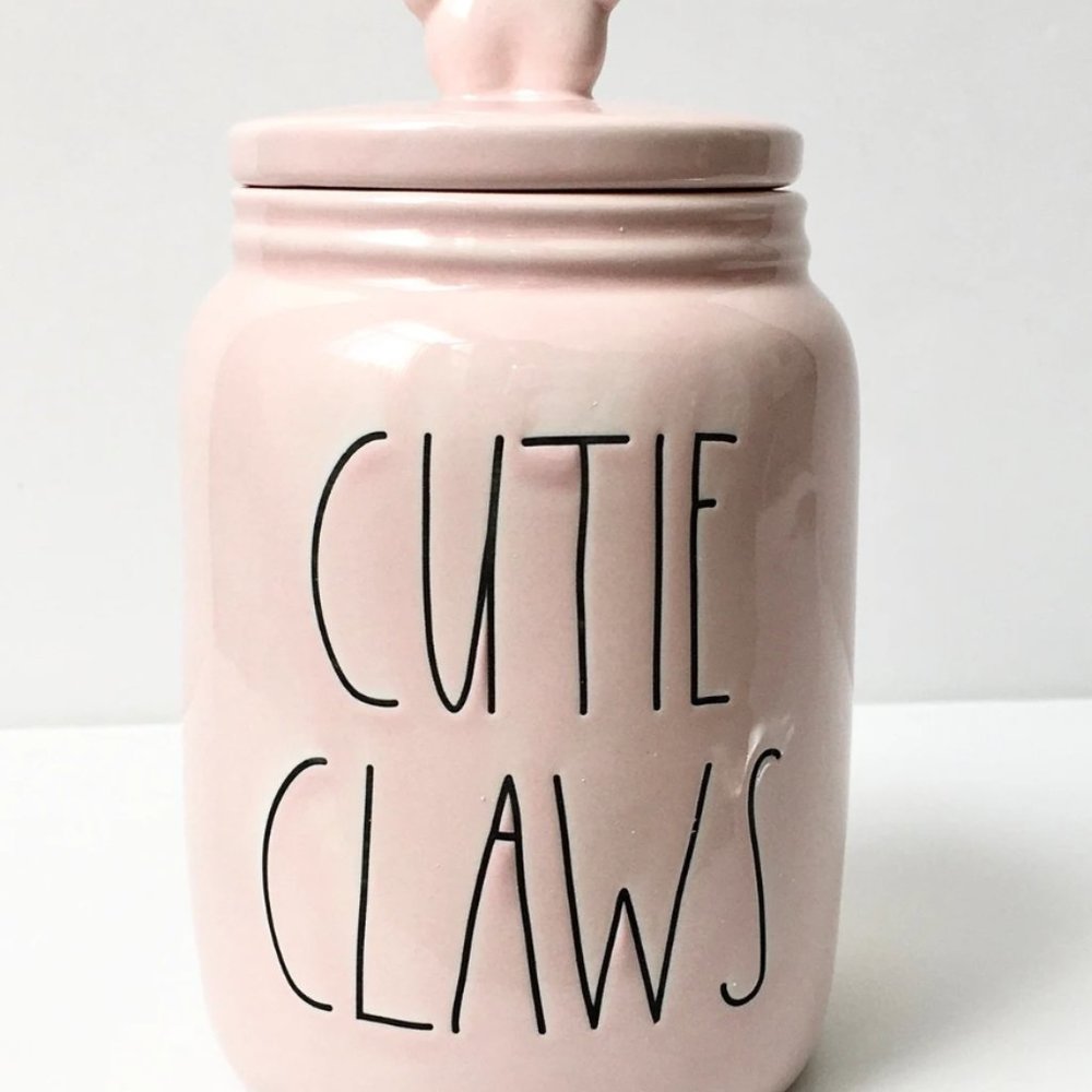 LAST ONE!! - Rae Dunn CUTIE CLAWS Treat Canister for Pets